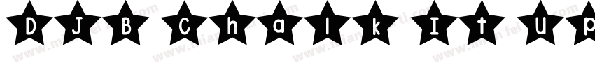 DJB Chalk It Up字体转换
